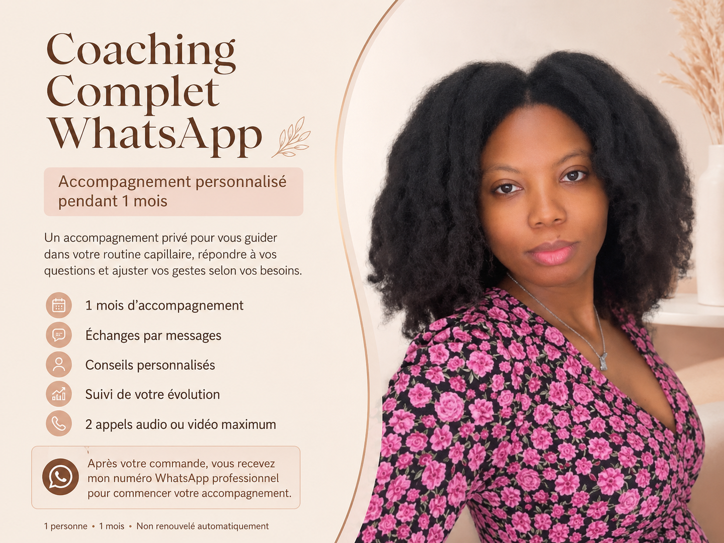 COACHING COMPLET SUR WHATSAPP (1 mois)